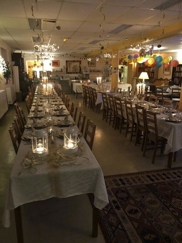 salle restaurant décorée